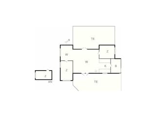 Vakantiehuis Vejby Strand Grondplan 47