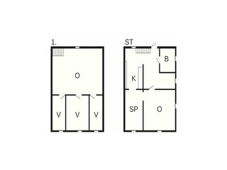 Vakantiehuis Hedekas Grondplan 31