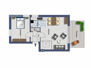 Appartamento per vacanze Hörnum Pianta del piano 19