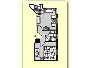Apartamento Rantum Plano de planta 11