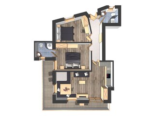 Appartamento per vacanze St. Christina Pianta del piano 31