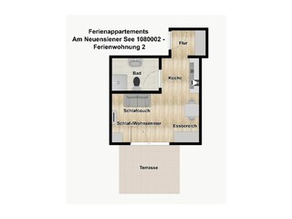 Apartamento de vacaciones Lancken-Granitz Plano de planta 24