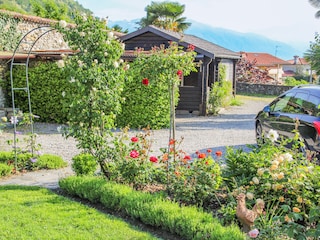 Teilansicht des Häuschens