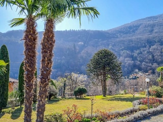 Blick vom Piccola Casa in den Garten
