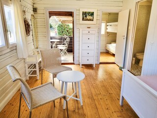 Schlafzimmer mit Doppelbett