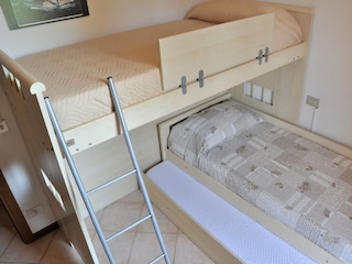 Bunk bed in children's room