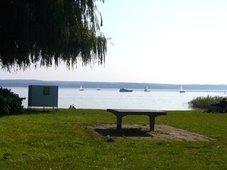 Freizeitbereich am Badestrand