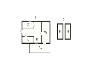 Vakantiehuis Lidköping Grondplan 42