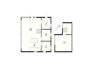 Casa de vacaciones Karrebæksminde Plano de planta 5
