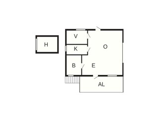 Vakantiehuis Lidköping Grondplan 28