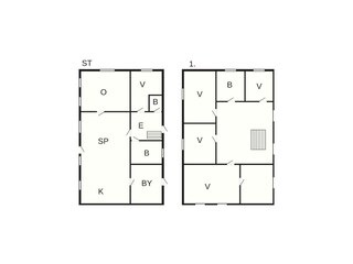 Vakantiehuis Assens Grondplan 3