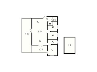 Maison de vacances Havnsø Plan d'étage 19