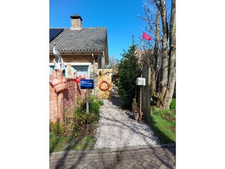 Entrance to the holiday home