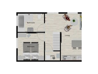 Ferienhaus Hollum Grundriss 11