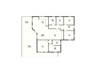 Vakantiehuis Rørvig Grondplan 35