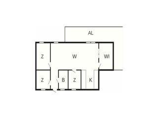 Vakantiehuis Uddevalla Grondplan 3