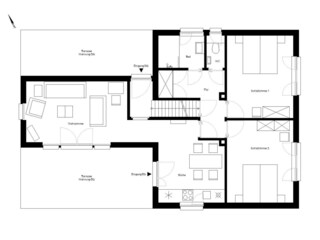 Appartamento per vacanze Sahlenburg Pianta del piano 23