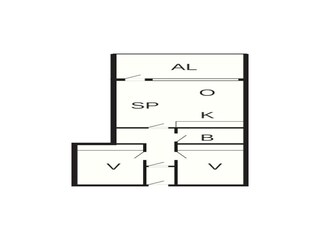 Vakantiepark Fanø Bad Grondplan 55