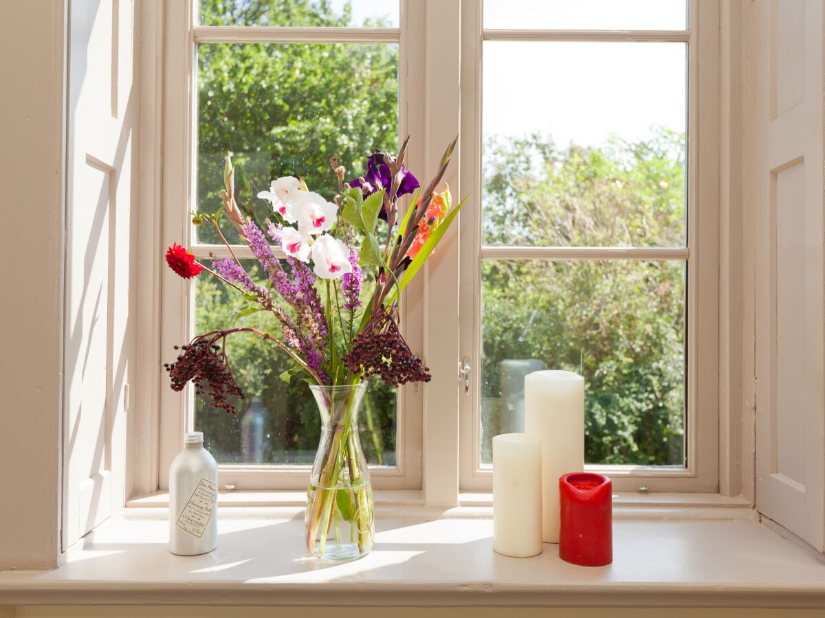 Blick aus dem Ensuite Bad des Master Bedrooms