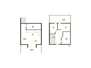 Appartement Søndervig Grondplan 51