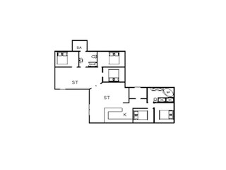 Vakantiehuis Henne Strand Grondplan 45