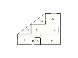 Vakantiehuis Jægerspris Grondplan 3