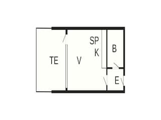 Parc de vacances Søndervig Plan d'étage 38