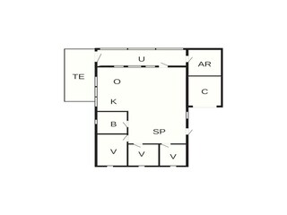 Maison de vacances Vesløs Plan d'étage 20
