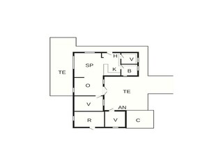 Maison de vacances Løkken Plan d'étage 23