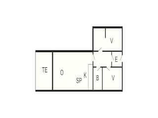 Vakantiepark Bønnerup Strand Grondplan 46