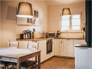 Küche und Essbereich