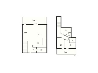 Maison de vacances Søndervig Plan d'étage 54