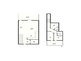 Casa per le vacanze Søndervig Pianta del piano 54