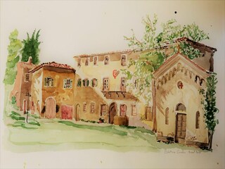 Ferienhaus Volterra Außenaufnahme 12