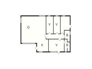 Maison de vacances Odder Plan d'étage 44