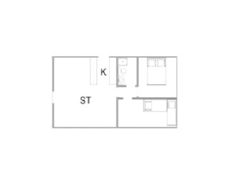 Maison de vacances Houstrup Plan d'étage 43