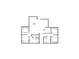 Maison de vacances Bork Havn Plan d'étage 3
