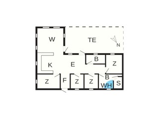 Ferienhaus Vester Husby Grundriss 30