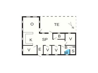 Maison de vacances Vester Husby Plan d'étage 29