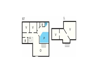 Vakantiehuis Nørre Nebel Grondplan 39