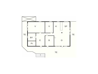 Vakantiehuis Laholm Grondplan 31