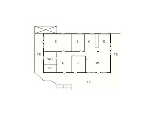 Vakantiehuis Laholm Grondplan 15