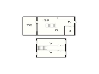 Vakantiepark Gudhjem Grondplan 45
