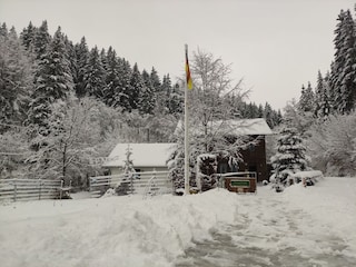 Haus Dreistegen im Winter Januar 2026