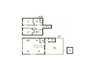 Maison de vacances Sønderballe Plan d'étage 43