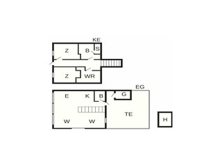 Ferienhaus Sønderballe Grundriss 45