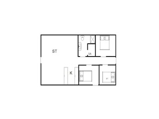 Casa de vacaciones Skaven Strand Plano de planta 35