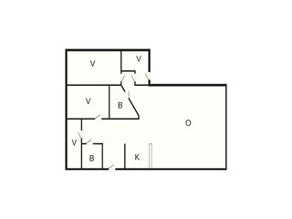 Casa per le vacanze Udsholt Strand Pianta del piano 40