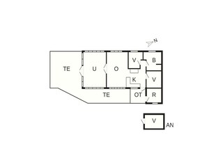 Maison de vacances Ørslevkloster Plan d'étage 43