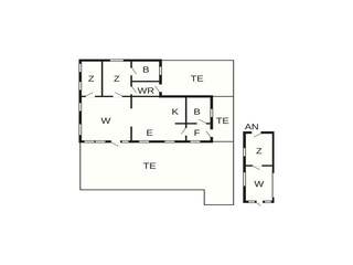 Vakantiehuis Kelstrup Strand Grondplan 27